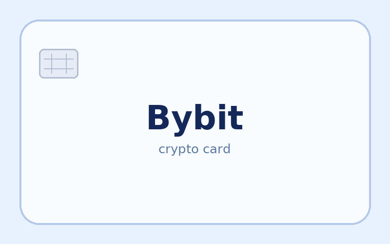 Bybit Card – kriptokártya