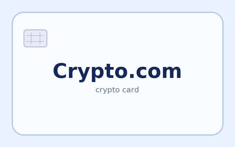 Crypto.com Card – kriptokártya