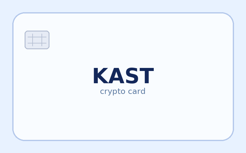 KAST Card – kriptokártya