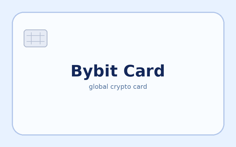Bybit Card – kriptokártya illusztráció